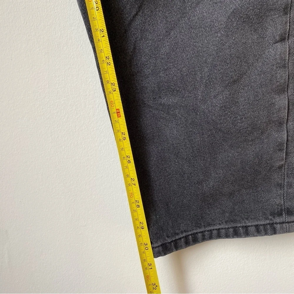 RV Reclaimed vintage high rise straight leg Women's Black Jeans 28 - Picture 7 of 11